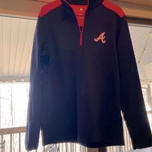 Mens SZ Medium Braves pullover